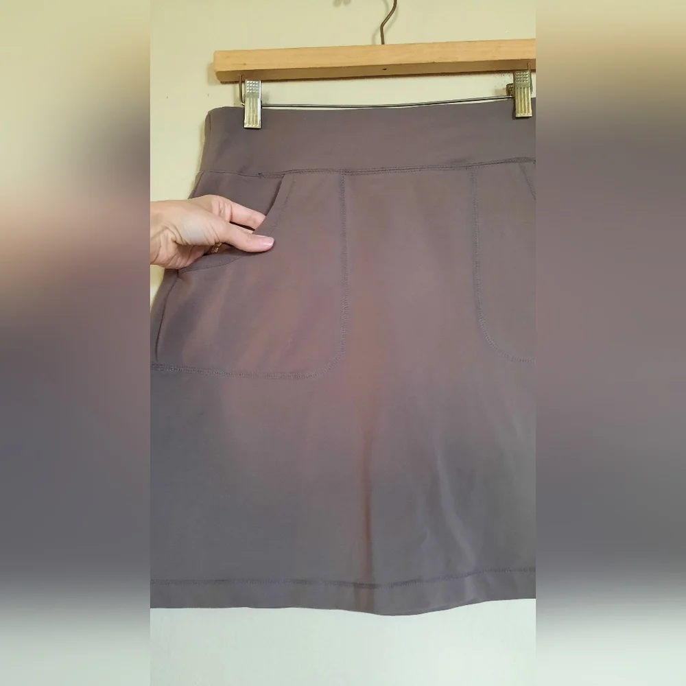 Columbia Brown Stretchy Athletic Skirt Workout Active Wear Casual